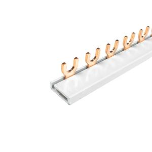 מסוף חשמלי 1p 63a מזלג מבודד סוג u סוג u u מסרק נחושת מסרק עבור מפסק <span class=keywords><strong>mcb</strong></span> - Product Image 1