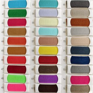 2.5Cm 3Cm 4Cm 5Cm Rắn Đồng Bằng Đàn Hồi Vải Ban Nhạc Đầy Màu Sắc Ban Nhạc Đàn Hồi Bán Buôn Cho Giày Quần Hàng May Mặc - Product Image 2