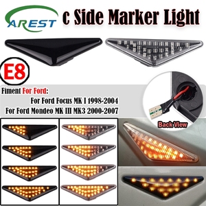 Fluide côté répéteur lumière LED dynamique côté marqueur clignotants indicateur clignotant lampe pour <span class=keywords><strong>Ford</strong></span> MONDEO 3 MK3 <span class=keywords><strong>FOCUS</strong></span> <span class=keywords><strong>1</strong></span> MK1 - Product Image 2