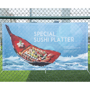 Striscione Pubblicitario in Rete Personalizzato Traspirante per Recinzioni Stradali - Product Image 2