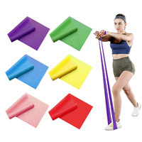 Bandes TPE à haute élasticité Bandes de fitness d'exercice en gros Bandes de résistance plates de yoga