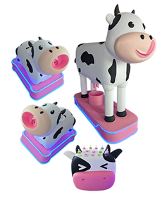 Équipement de terrain de jeu souple pour enfants intérieur/extérieur Expérience de jeu de rôle pour l'alimentation des vaches dans les <span class=keywords><strong>parcs</strong></span> d'attractions et les centres de jeux commerciaux - Product Image 3