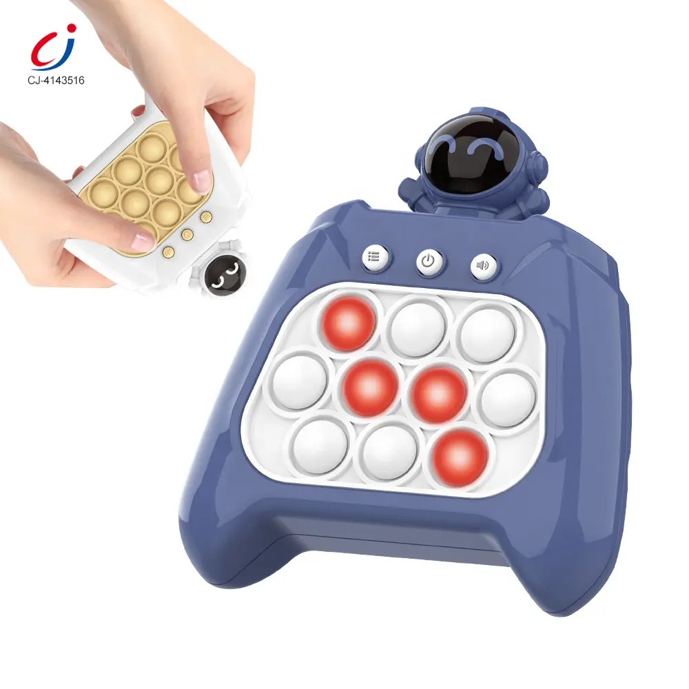 Chengji new design educational electronic pop it light up fidget toys children's speed push game toy for kids