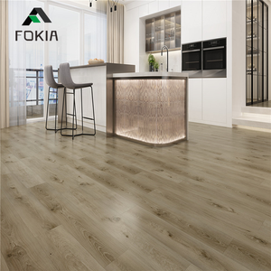 Lantai SPC Motif Kayu Timbul 4-8mm Langsung dari Pabrik Tahan Air untuk Ruang Tamu Kamar Tidur - Product Image 2