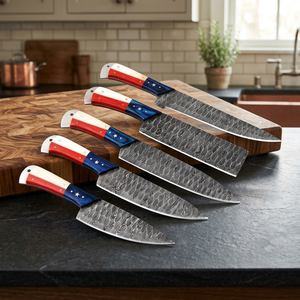 Latest Cooking <b>Knife</b> <b>Set</b> Durable Damascus Steel Blades High Quality Kitchen Tasks Chef <b>Knife</b> <b>Set</b> Available At Wholesale Rate - Product Image 2