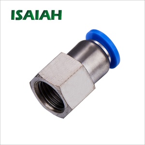 Isah מותג מהיר איחוד צינור ישר מחבר pneumatic Pu הדחיפה ב אביזרי צינור פלסטיק - Product Image 4