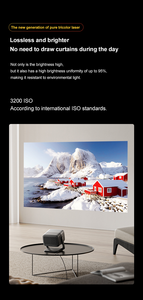 Mới Nhất Jmgo N1S Siêu Cuối Cùng Toàn Cầu Phiên Bản 3200 ISO Lumens 4K Uhd Laser Chiếu <span class=keywords><strong>1600</strong></span>:1 Tương Phản HD Dài Ném Máy Chiếu 3D - Product Image 4