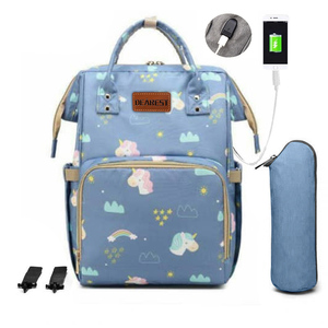 <span class=keywords><strong>Sac</strong></span> <span class=keywords><strong>à</strong></span> <span class=keywords><strong>langer</strong></span> de voyage grande capacité pour maman, <span class=keywords><strong>sac</strong></span> <span class=keywords><strong>à</strong></span> dos USB pour bébé, fabriqué en Chine - Product Image 2