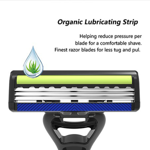 GOODMAX Dao Cạo Dùng Một Lần Cho Nam Dao Cạo <span class=keywords><strong>3</strong></span> Lưỡi <span class=keywords><strong>3</strong></span> Lưỡi Với Dải Chất Bôi Trơn Lưỡi Thép Không Gỉ - Product Image 3