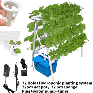 Sistema Hidropónico NFT con 72 Orificios, Sistemas de Cultivo Hidropónico Verticales, Tubo de PVC para Plantas y Vegetales - Product Image 3