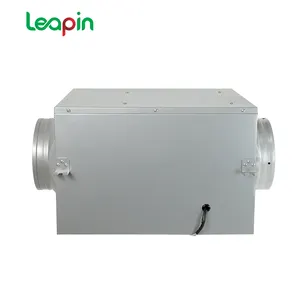Ventilador centrífugo em linha DPT de purificação de ar fresco, máquina de ar fresco com fluxo unidirecional de baixo ruído
