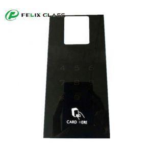 中国工場OEM強化ガラスシルクスクリーン印刷ガラス製トランシーバー/インターコムガラス窓カバーパネル - Product Image 3