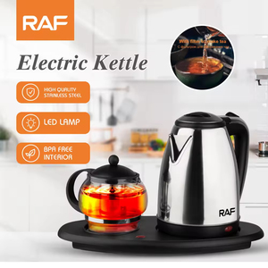 Bouilloire électrique intelligente en verre avec plateau, théière avec infuseur amovible pour thés et cafés - Product Image 3