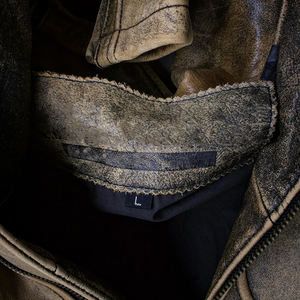 YYSY OEM سترة جلدية عالية الجودة كلاسيكية فارغة Pu كبيرة الحجم للرجال - Product Image 4