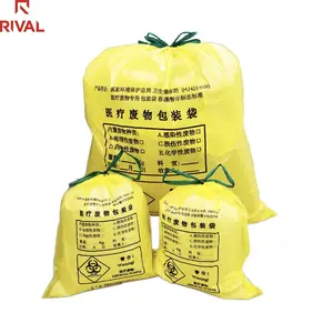 ODM OEM Заводская сумка для мусора объемом 50 л, 100 л, 120 л, биоразлагаемые промышленные мешки для мусора 60x90, мусорные мешки