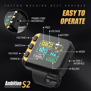 Máquina de Tatuaje Rotativa Profesional XNET con Motor sin Núcleo, Carrera de 3.5mm, con Batería de Pulsera de 2400/1300mAh - Product Image 5