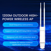 Routeur répéteur MEIWEISI Outdoor Enterprise AP AX1200 MESH double bande Wave2 4x4 prenant en charge IPV6, signal stable haute puissance, modèle