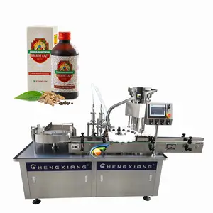 Automatic bottle syrup oral liquid filling and sealing machine production line bottle syrup oral liquid filling machine