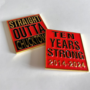 Bajo MOQ personalizado propio diseño rectángulo oro aniversario desafío monedas conmemorativa aleación de zinc desafío <span class=keywords><strong>moneda</strong></span> - Product Image 4