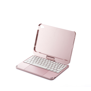 เคสแท็บเล็ตคีย์บอร์ดแบบทัชแพดแบบไร้สายหมุนได้360องศาสำหรับ <span class=keywords><strong>iPad</strong></span> Mini A17 <span class=keywords><strong>Pro</strong></span> 8.3นิ้วสีโรสโกลด์2024นิ้ว - Product Image 4