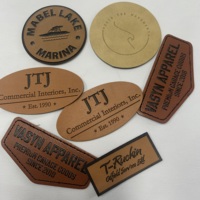 Logo de lettre en relief 2D/3D personnalisé, patchs en cuir PU personnalisés pour vêtements et Jeans