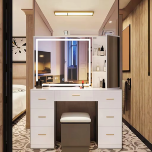 Ayna ile 100 cm soyunma tablo 100% el oyma 100 cm akıllı 10 yaşında 1 çekmece - Product Image 5