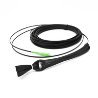 Sc/Upc Sc/APC Jumper FTTH Kabel Drop Luar Ruangan 1Core G657b3 Kabel Optik Kabel Patch Satu Ujung dengan Menarik Mata
