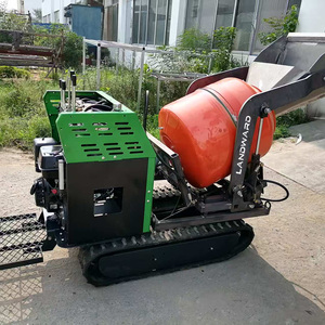 เครื่องผสมคอนกรีตแบบเคลื่อนที่ด้วยตัวเอง Landward New Mini รุ่น Crawler Mixer ความจุ 280 ลิตร พร้อมเครื่องยนต์ประสิทธิภาพสูงและปั๊มคุณภาพสูงสำหรับการผสมคอนกรีต - Product Image 3