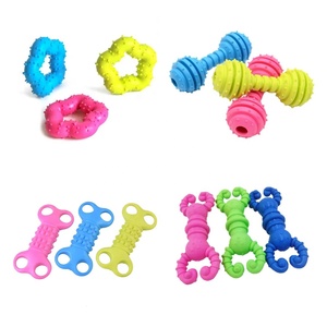 Multiple Interactive TPR <b>Dog</b> Chew Toys Rubber Rugby Shaped <b>Dog</b> <b>Ball</b> Launcher Durable Squeaky Pet Toy for <b>Dogs</b> - Product Image 5