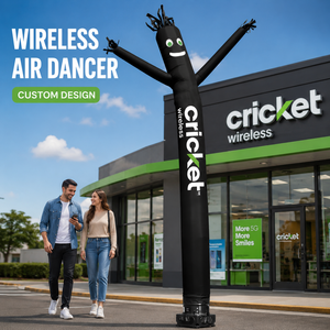 Danseur aérien gonflable personnalisé avec logo, publicité pour magasin, <span class=keywords><strong>Sky</strong></span> <span class=keywords><strong>Dancer</strong></span> tubulaire, idéal pour les promotions extérieures en magasin de détail - Product Image 1