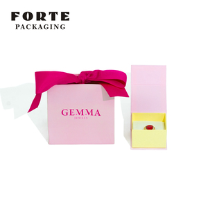 FORTE Factory Eco <b>Gift</b> Jewelry Leatherette Paper <b>Box</b> Jewellery Packaging Small Business Jewelry <b>Box</b> - Product Image 5