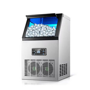 Best-Selling Built-In Stainless Steel Commercial Ice <b>Maker</b>: <b>Portable</b> Model for Milk Tea & <b>Coffee</b> Shops - Product Image 1
