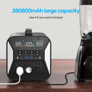1000W Portable Power Supply for <b>Camping</b> Emergency Storage Station Solar <b>Generator</b> Household Outdoor - Product Image 2