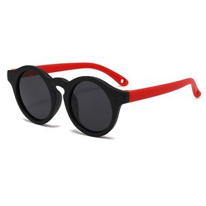 Coreano Retro Estilo Crianças Óculos De Sol <span class=keywords><strong>Hong</strong></span> <span class=keywords><strong>Kong</strong></span> Inspirado INS Estilo Lentes Polarizadas para Meninos Meninas TAC PC Material Baby Face - Product Image 4
