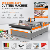 Aufkleber- und Poster-Plotter CNC-Oszilliermesser-Schneidemaschine Werbedruck-Schneidegerät für Flexible Materialien