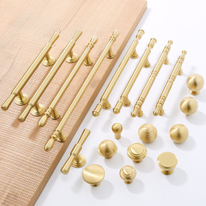 真鍮製キッチン引き出しプルノブ家具金物キャビネットドアハンドルの製造カスタマイズ - Product Image 6