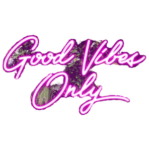 Kavaas Good Vibes Only Neon LED Sign 17.7 \ "X 9.9 \" Pink Bedroom Party Bar Salon Wall Decor Best Birthday Christmas Gifts - Product Image 1