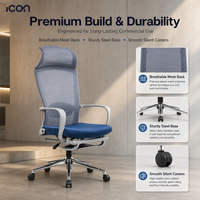 Chaise de bureau ergonomique pivotante et rotative en tissu avec support lombaire et accoudoirs