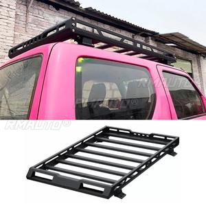Portaequipajes de Aluminio con Tira de Luces para Suzuki Jimny 2007-2017, Pieza de Modificación para Techo, Kit de Carrocería - Product Image 2