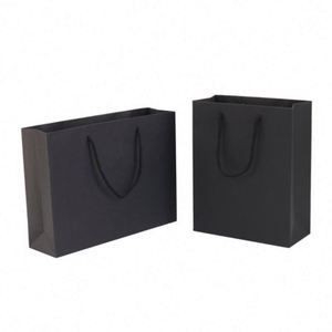 Sac cadeau en papier blanc imprimé avec logo personnalisé, avec poignée, 24 cm x 10 cm x 17 cm, pack promotionnel - Product Image 2