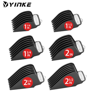Yinke Set di protezioni per tagliacapelli Extra lunghe-6 lunghezze di taglio 1.25/1.5/1.75/<span class=keywords><strong>2</strong></span>/<span class=keywords><strong>2</strong></span>.25/<span class=keywords><strong>2</strong></span>.5 pollici per Cordless/cordino - Product Image 1