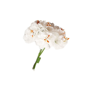 ILAN Flores Ramo de Flores Artificiales Blancas 6 Piezas Para Decoración - Product Image 2