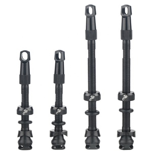 <span class=keywords><strong>Valve</strong></span> de pneu sans chambre à air en alliage d'aluminium <span class=keywords><strong>pour</strong></span> vélo, embout de <span class=keywords><strong>valve</strong></span> détachable <span class=keywords><strong>pour</strong></span> <span class=keywords><strong>jante</strong></span> <span class=keywords><strong>tubeless</strong></span> de 50/80 mm - Product Image 1