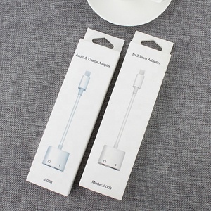 <span class=keywords><strong>Adaptador</strong></span> de audio para teléfono, 2 en 1, 3,5mm, precio de fábrica, venta al por mayor - Product Image 6