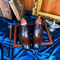 Nouvelle conception, chaussures habillées respirantes pour hommes grandes tailles, en cuir de vache véritable, chaussures Oxford formelles pour le bureau, les affaires, les occasions décontractées