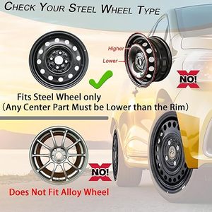 Enjoliveurs de roues de voiture de <span class=keywords><strong>14</strong></span>/15/16 <span class=keywords><strong>pouces</strong></span>, enjoliveurs de moyeu de roue, couvre-roues pour Toyota Honda Nissan Ford Mazda Chevrolet Mitsubishi - Product Image 2