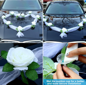 Striscioni 'Just Married', Bandiere, Accessori per Foto, Palloncini Giganti in Lattice con Elio, Nappe, Fiori di Seta, Ghirlande e Nastri per Forniture per Feste di Matrimonio - Product Image 2