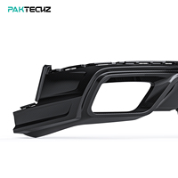 Kit carrosserie en fibre de carbone sèche préimprégnée Paktechz, diffuseur arrière et spoiler pour Porsche Panamera 976 2024 -
