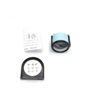 2 ''/52 मिमी ऑटो मीटर तेल दबाव वोल्टमीटर वोल्ट पानी का तापमान गेज एमीटर कार मीटर 12 वी - Product Image 5