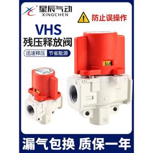 Vanne de réduction de pression résiduelle pneumatique de type SMC Xingchen, modèles VHS20-02A VHS30-03A VHS40-04A/01A - Product Image 2